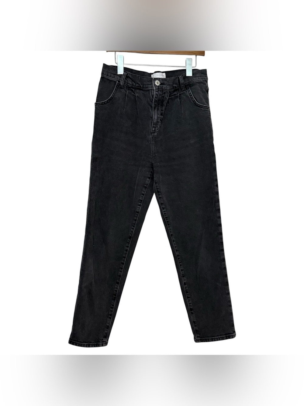 Current by Elliot luxury fashion black washed jeans fitted size 28 women goth